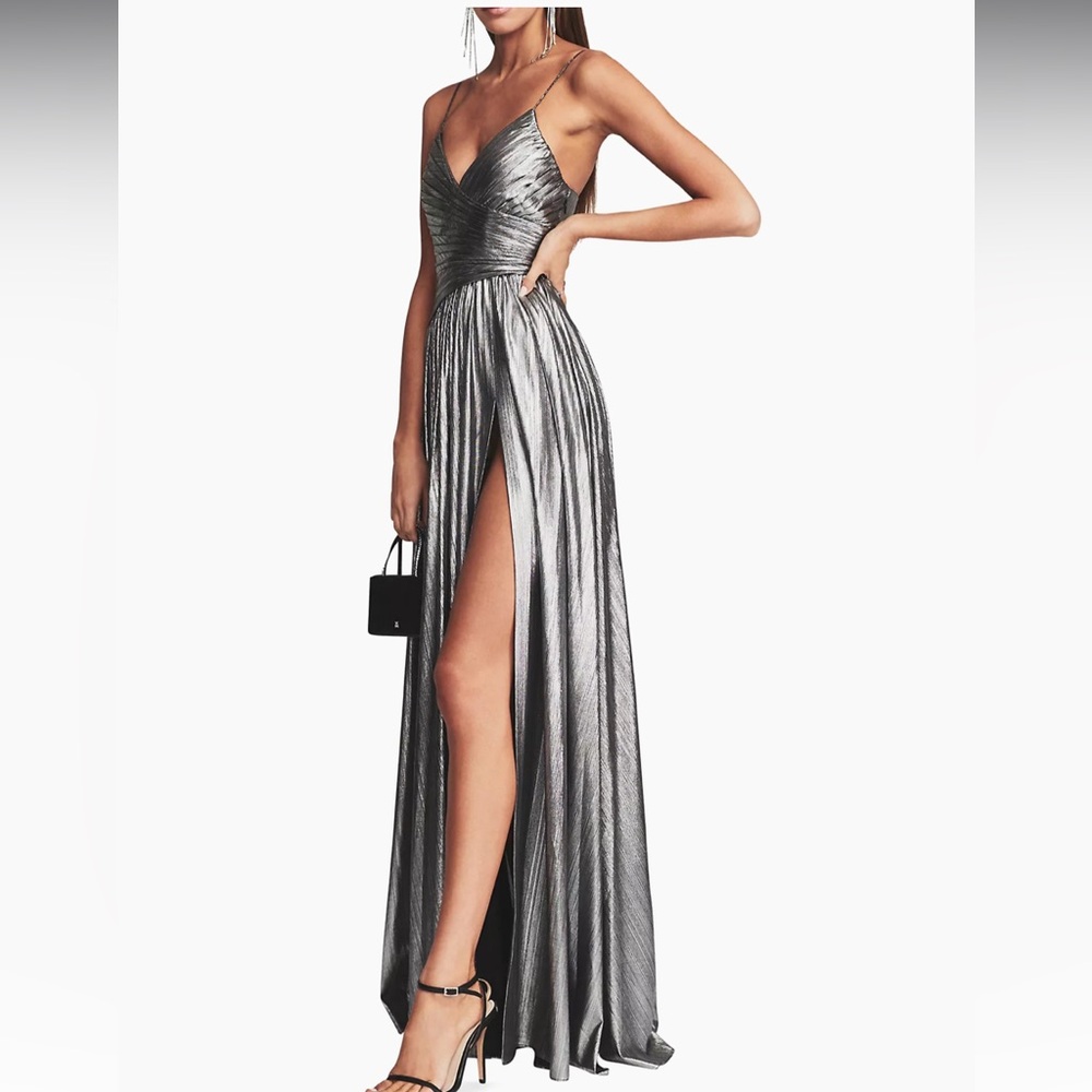 Retrofete Doss Dress in Gunmetalsize XL